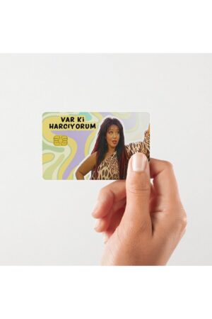 Şahika Var Ki Harcıyorum Kart Kaplama Sticker